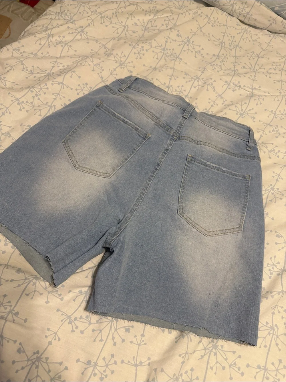 Light Wash High-Rise Women’s Denim Shorts